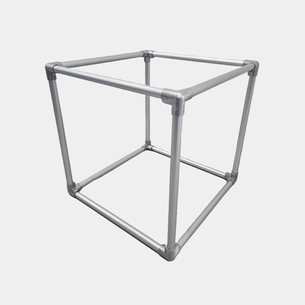 RF/EMI shielded tabletop enclosure-frame